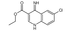 ethyl 4-amino-6-chloroquinoline-3-carboxylate Structure