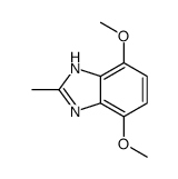 (9ci)-4,7-二甲氧基-2-甲基-1H-苯并咪唑结构式