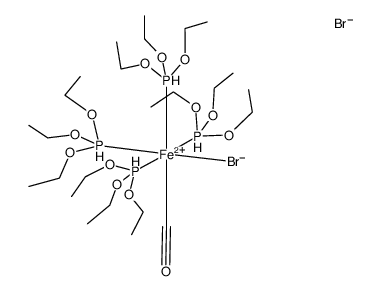 cis-[Fe(Br)(CO)(P(OEt)3)4]Br Structure