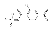 2-chloro-4-nitro-benzoic acid-(trichlorophosphoranyliden-amide)结构式
