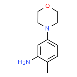 2-甲基-5-(4-吗啉基)苯胺结构式