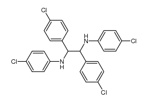 4,4'-dichloro-N,N'-bis-(4-chloro-phenyl)-bibenzyl-α,α'-diyldiamine结构式