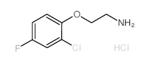 2-(2-Chloro-4-fluorophenoxy)ethanaminehydrochloride Structure