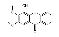 4-羟基-2,3-二甲氧基呫吨酮结构式