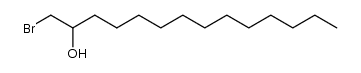 1-bromo-2-tetradecanol Structure