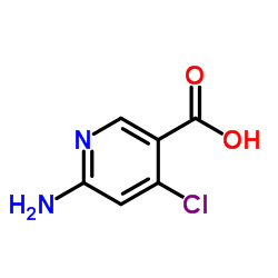 4-氯-6-氨基烟酸结构式