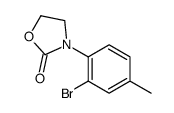 3-(2-bromo-4-methylphenyl)-1,3-oxazolidin-2-one(SALTDATA: FREE) Structure