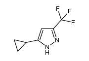 5-cyclopropyl-3-(trifluoromethyl)-1H-pyrazole Structure