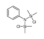 N,N-bis[chloro(dimethyl)silyl]aniline Structure