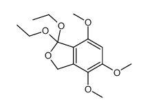 3,3-diethoxy-4,6,7-trimethoxy-1H-2-benzofuran Structure
