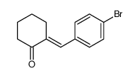 2-[(4-bromophenyl)methylidene]cyclohexan-1-one结构式