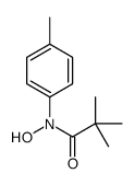 N-hydroxy-2,2-dimethyl-N-(4-methylphenyl)propanamide结构式