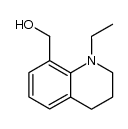 1-ethyl-8-hydroxymethyl-1,2,3,4-tetrahydroquinoline结构式