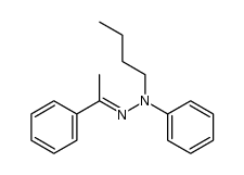 acetophenone N-butylphenyl hydrazone Structure