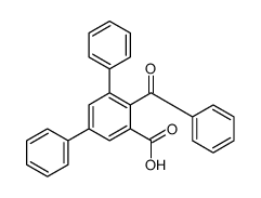 2-benzoyl-3,5-diphenylbenzoic acid Structure