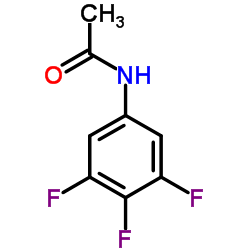 N-(3,4,5-三氟苯基)乙酰胺结构式