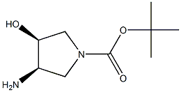 (3R,4S)-3-氨基-4-羟基吡咯烷-1-羧酸叔丁酯图片