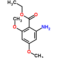 Ethyl 2-amino-4,6-dimethoxybenzoate Structure