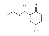 ethyl 5-bromo-2-oxocyclohexanecarboxylate结构式