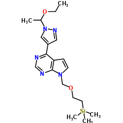 4-(1-(1-乙氧基乙基)-1H-吡唑-4-基)-7-((2-(三甲基硅烷基)乙氧基)甲基)-7H-吡咯并[2,3-d]嘧啶图片