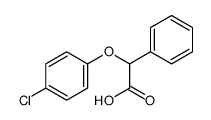 2-(4-(4-chlorophenyl)oxy)-2-phenylacetic acid结构式