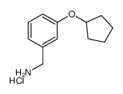 3-(环戊氧基)苯甲胺盐酸盐结构式