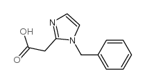 (1-苄基-1H-咪唑-2-基-)-乙酸结构式