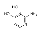 2-amino-6-methyl-4-hydroxypyrimidine hydrochloride Structure