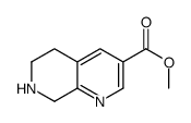 5,6,7,8-四氢-1,7-萘啶-3-羧酸甲酯结构式