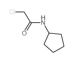 2-氯-n-环戊基乙酰胺结构式