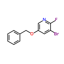5-(Benzyloxy)-3-bromo-2-fluoropyridine Structure
