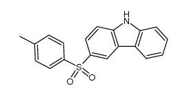 3-p-toluenesulphonylcarbazole Structure