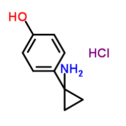 4-(1-氨基环丙基)苯酚结构式