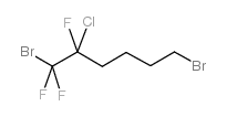 1,6-DIBROMO-2-CHLORO-1,1,2-TIFLUOROHEXANE Structure