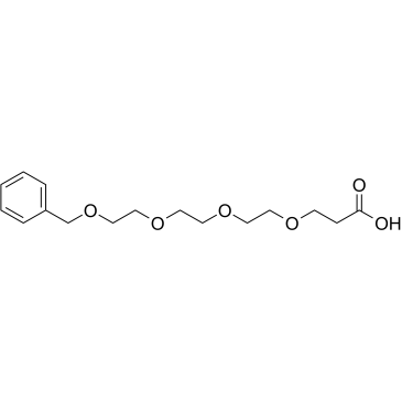 Benzyl-PEG4-acid Structure
