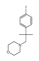 4-[2-(4-iodophenyl)-2-methylpropyl]morpholine结构式