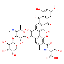 N,N-二甲基普拉定霉素FA-2结构式