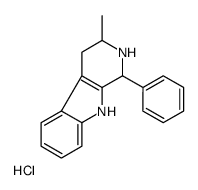 3-methyl-1-phenyl-2,3,4,9-tetrahydro-1H-pyrido[3,4-b]indole,hydrochloride Structure