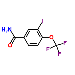 3-Iodo-4-(trifluoromethoxy)benzamide Structure