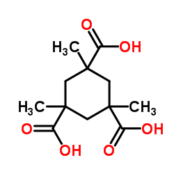 1,3,5-Trimethyl-1,3,5-cyclohexanetricarboxylic acid Structure