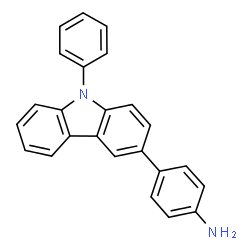 4-(9-Phenyl-9H-Carbazole-3-yl)Aniline Structure