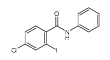 4-chloro-2-iodo-N-phenylbenzamide结构式