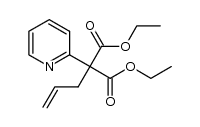 diethyl 2-allyl-2-(pyridin-2-yl)malonate结构式