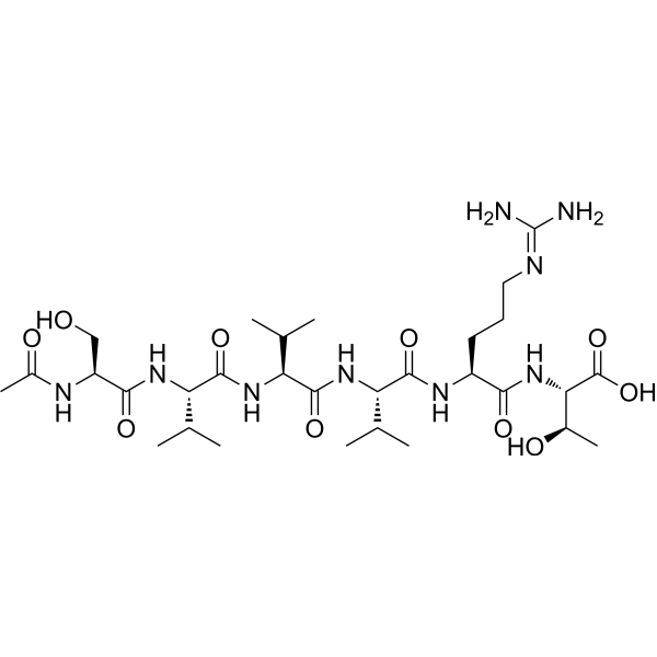 乙酰基六肽 38结构式