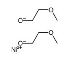 Nickel(2+) bis(2-methoxyethanolate) Structure
