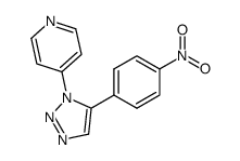 1-(4-pyridyl)-5-(p-nitrophenyl)-1H-1,2,3-triazole结构式