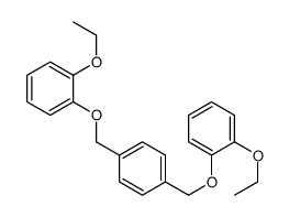 1,4-bis[(2-ethoxyphenoxy)methyl]benzene Structure