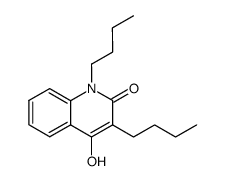 1,3-Dibutyl-4-hydroxy-1H-quinolin-2-one结构式