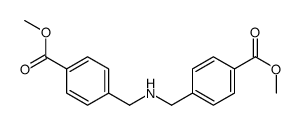 methyl 4-[[(4-methoxycarbonylphenyl)methylamino]methyl]benzoate结构式