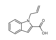 1-Allyl-1H-indole-2-carboxylic acid Structure
